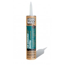 LIQUID NAILS LN 915 жидкие гвозди для облицовки стен ванн и душевых, 310 мл., расход: 35-40 м.п. слой 3мм.	